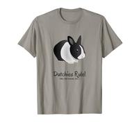 Dutchies Rule! Para los amantes de los conejos holandeses Camiseta