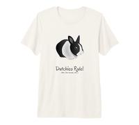 Dutchies Rule! para los Amantes de los Conejos holandeses Camiseta Premium