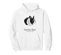 Dutchies Rule! para los Amantes de los Conejos holandeses Sudadera con Capucha