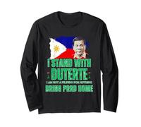 Duterte No Soy Filipino por Nada Gente PRRD Gratis Manga Larga