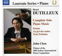 Chen, John – Dutilleux : Intégrale de la musique pour piano – CD – Importación USA