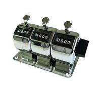Dutscher 1493MW - Contador manual sobre base, 3 contadores