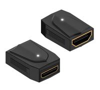 Duttek Acoplador HDMI a Mini HDMI de 8K, Adaptador HDMI Hembra a Mini HDMI de 48 Gbps, Compatible con HDR dinámico para 8K a 60Hz, 4K a 120Hz para televisores de Alta definición, PS5, portátiles,