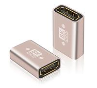 Duttek Adaptador HDMI hembra a hembra de 8K, extensor de conector HDMI 2.1 a HDMI, conector HDMI chapado en oro, compatible con 8K/4K @60Hz UHD, 3D, HDR, ARC para laptop, PC, monitor, proyector,