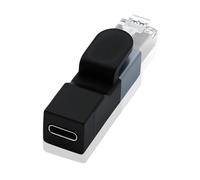 Duttek Adaptador USB C a Ethernet, adaptador USB C a RJ45 Gigabit de 1000 Mbps, conector tipo C hembra a RJ45 macho para MacBook Pro/Chromebook, Thunderbolt 3 tipo C