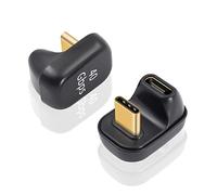 Duttek Adaptador USB C de 40 Gbps-2 Pack,Adaptador Extensor USB C Macho a Hembra, soporta Carga rápida de 8K@60Hz y 100W, Compatible con Thunderbolt 3/4 y con Dispositivos de Interfaz USB Tipo C