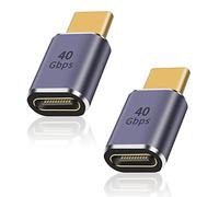 Duttek Adaptador USB Macho a USB C Hembra de 40 Gbps,Adaptador Extensor USB Tipo C soporta 8K a 60Hz y Carga rápida de 100W,Compatible con Thunderbolt 3/4 y con Dispositivos de Interfaz USB Tipo C