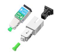 Duttek Atenuador de fibra SC APC macho a SC UPC hembra, adaptador de fibra híbrida monomodo 9/125, baja pérdida de inserción para banda ancha FTTH GPON ONU Home, paquete de 2