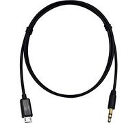 Duttek Cable de salida de audio de 3.5 mm, chapado en oro 3 polos 3.5 mm macho a micro USB Cable de conexión de salida de audio auxiliar macho Cable de audio Jack para Samsung Galaxy S3 i9300 S2 i9100