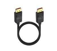 Duttek Cable DisplayPort 2.1 (0.5 m), DP macho a DP Displayport macho, 16K @30Hz, 8K @120Hz, 4K @240Hz, compatible con HDR de 52Gbps, HDCP DSC 1.2a (cable Displayport)