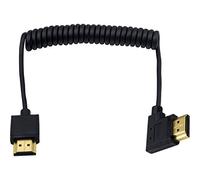 Duttek Cable HDMI 4K,cable HDMI a HDMI,cable HDMI extremo delgado macho a macho, extensor en espiral para TV 3D y 4K Ultra HD, convertidor de extensión de cable HDMI 2.0 (1.2 m/4 pies)