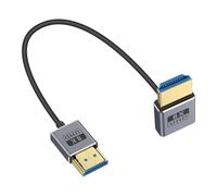 Duttek Cable HDMI corto 8K de 1 pie/30 cm, cable HDMI macho a macho, ancho de banda ultra alta velocidad de 48 Gbps, cable HDMI ultrafino OD2.5 mm, compatible con 8K a 60Hz, 4K a 240Hz, para GH5S,