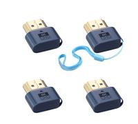 Duttek Enchufe simulado HDMI 4K - emulador de pantalla de monitor virtual, adaptador de pantalla sin cabeza para Windows Mac OSX Linux, soporta hasta 4 K a 60 Hz (sin indicador, paquete de 4)