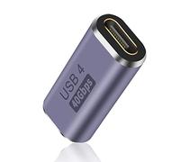 Duttek USB C Coupler 40 Gbps,Adaptador USB C Hembra a Hembra soporta Carga rápida de 8k@60Hz y 100W,Compatible con Thunderbolt 3/4 y con Dispositivos de Interfaz USB Tipo C