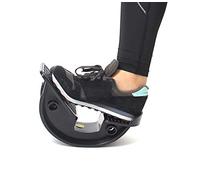 DUTTY Estirador de pie de balancín de tobillo para tendinitis de Aquiles, estiramiento muscular, estirador de pies, yoga, fitness, deporte, pedal de masaje (Black)