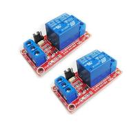 DUTTY Interruptor de relé del módulo de relé de canal único 5v, con 2 desencadenadores de alto y bajo nivel de aislamiento