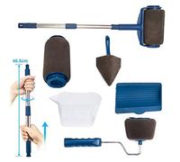 DUTTY Juego de pinceles de pintura para decorar la pared, juego de pinceles de rodillo de pintura corredor Pro Kit de pinceles multifuncionales para casa