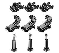 DUTTY Kit de Accesorios de Correa para el Pecho 9 en 1, Que Incluye Base móvil, Gancho en J y Tornillo de Cabeza, Compatible con gopro Hero 3 3+ 4 5 6 7.