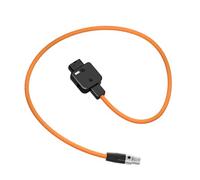Duty D Tap a 4 pines XLR Cable de alimentación giratorio de 180 grados para monitor de cámara al aire libre giratorio D Tap Link Cable