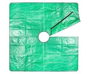 Duty For Leaf Collection - Tapete de poda de jardín para arbustos y árboles, hoja de desechos de polietileno para paisajes, hojas caídas (3 x 3 m/40 cm)