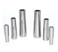 Duty Live Center - 1 pieza de rosca M12 MT3 Mt4 portabrocas D 3 4 5 6 8 10 12 14 16 18 20 mm Morse cono cónico 3# pinza de resorte MT2 rosca M10 M16 centro de contrapunto (MT3-4MM-M12)