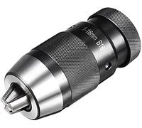 Duty Live Center B10 B12 B16 B18 B22 Portabrocas autoapriete sin llave, portabrocas autoapriete automático de bloqueo automático, herramientas de torno CNC, centro de contrapunto (B16 (1-16 mm)