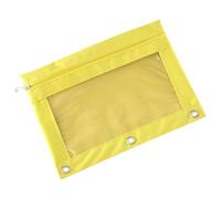 Dutys Three Rings B5 Organizadores de Archivos PVC Transparente con Bordes Oxford Protecciones Impermeables para Documentos Cuadernos Organizadores de Archivos de Oficina Impermeables