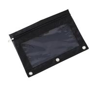 Dutys Three Rings B5 Organizadores de Archivos PVC Transparente con Bordes Oxford Protecciones Impermeables para Documentos Cuadernos Organizadores de Archivos de Oficina Impermeables