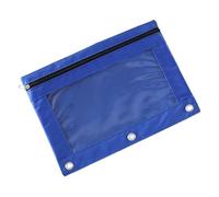 Dutys Three Rings B5 Organizadores de Archivos PVC Transparente con Bordes Oxford Protecciones Impermeables para Documentos Cuadernos Organizadores de Archivos de Oficina Impermeables