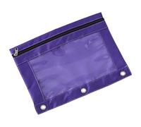 Dutys Three Rings B5 Organizadores de Archivos PVC Transparente con Bordes Oxford Protecciones Impermeables para Documentos Cuadernos Organizadores de Archivos de Oficina Impermeables