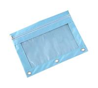 Dutys Three Rings B5 Organizadores de Archivos PVC Transparente con Bordes Oxford Protecciones Impermeables para Documentos Cuadernos Organizadores de Archivos de Oficina Impermeables