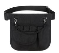 Duuclume Riñonera para enfermera, soporte para cinta, tijeras de vendaje de cintura, bolsa organizadora de equipo médico con múltiples compartimentos, paquete de múltiples bolsillos para profesionales