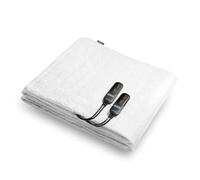 Duux Snooze Fleece - Manta de forro polar suave - 6 ajustes de calor y temporizador - 2 zonas para el cuerpo y los pies - Lavable - 140x200 cm