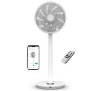 Duux Whisper Flex 2 Smart Fan - Silencioso 13dB - Modo nocturno y temporizador - Altura ajustable (54-92 cm) - Energía eficiente desde 2W - Control por aplicación y control remoto - Blanco