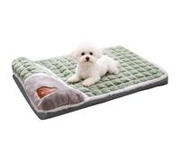 Duvcoywae Almohadón para Perros | Invierno Frío Antideslizante Desmontable,Alfombra de Sueño para Perros de Peluche Uso Interior - para Camping Viajes Refugio Jardín Balcón Perrera Sofá Suelo