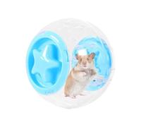 Duvcoywae Bola de hámster Corriendo, Bola de hámster | Bola de Juguete de Ejercicio de hámster con Pista - Pequeñas Mascotas Medianas Accesorios de Fitness de Jaula ventilada para Chinchilla, Osos