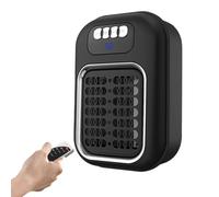 Duvcoywae Calefactor Eléctrico - Calefactor de Pared Portátil Pequeño con Ventilador | Unidad De Calefacción Con Mando Silencioso Para Hogar Dormitorio Baño Cocina Oficina Estudio