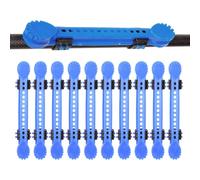 Duvcoywae Carrete De Línea De,10 Piezas Máquina Portátil De Almacenamiento para Caña De r,Estación De Enrollado para Spin | para Papás Y Hombres Al Aire Libre En Agua Lago Río Mar Orilla Y Bote