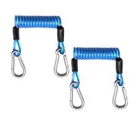 Duvcoywae Correas De Sujeción para Stand Up Paddle Board - Conector Elástico con Mosquetón | 2 Unidades De Cuerda Antipérdida para Kayak,para Camping, Aire Libre, Navegación, Marítimo, Río,