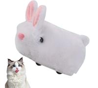 Duvcoywae Juguetes Destinados A Gatos | Juego con Evasión Automática De Obstáculos,Juguete Electronico De Conejo con Parada Automatica,para Razas Grandes Uso En Interior Y Exterior para Sala De Estar