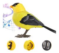 Duvcoywae Pájaros Artificiales Que Cantan con Movimiento, Pájaros Interactivos para Niños, De Simulación De Pájaro A Pilas, Decorativo De Pájaro Eléctrico con Chirrido, Adornos para Árboles De Jardín