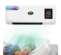 Duvcoywae Ventilador de Aire Acondicionado de la Pared | 2 en 1 Ventilador de Aire Acondicionado para el Dormitorio con Mando a Distancia | Aparato De Para Cocina Baño Espacios Reducidos