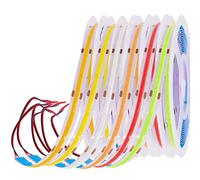 DUVERT LED Tira COB Flexible de alta densidad, 5V 320 leds, luz lineal, cinta led con adesivo para decoración de hogar, blanco cálido/frío, rojo, azul, verde (2m, blanco frío)