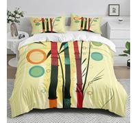 Duvet Cover 220 x 240 Amarillo Rojo Azul Fundas Nórdicas Microfibra Funda Nordico Cómoda Funda Nordica 220 x 240 Suave Fundas Nordicas 240x220+2 Funda Almohada 50x75cm