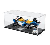 DuvinDD Vitrina acrílica para LEGO Ayrton Senna para Lego Williams f1 Car para LEGO StarShips, caja de exhibición de acrílico transparente para coleccionables, escaparate de protección a prueba de