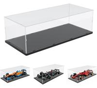 DuvinDD Vitrina acrílica para Lego Ferrari, McLaren, Red Bull, 65 x 35 x 20 cm, color negro