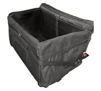 Duvo+ 2-en-1 Cesta De Auto Isofix Negra Para Perros, 45x39x30 Cm, Plegable