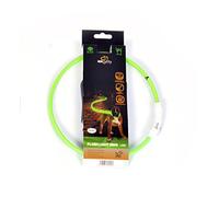 Duvo 7570007 Collar Led Nylon Redondo, Verde, 35 cm