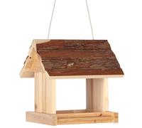 Duvo+ Comedero Para Aves De Jardín Corteza De Madera Texas 17x19x18,5cm Colgante