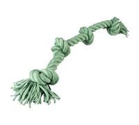 Duvo + Cuerda de Algodón 4 Nudo De Verde - Zahnpflegeseil para Perros Juguete
